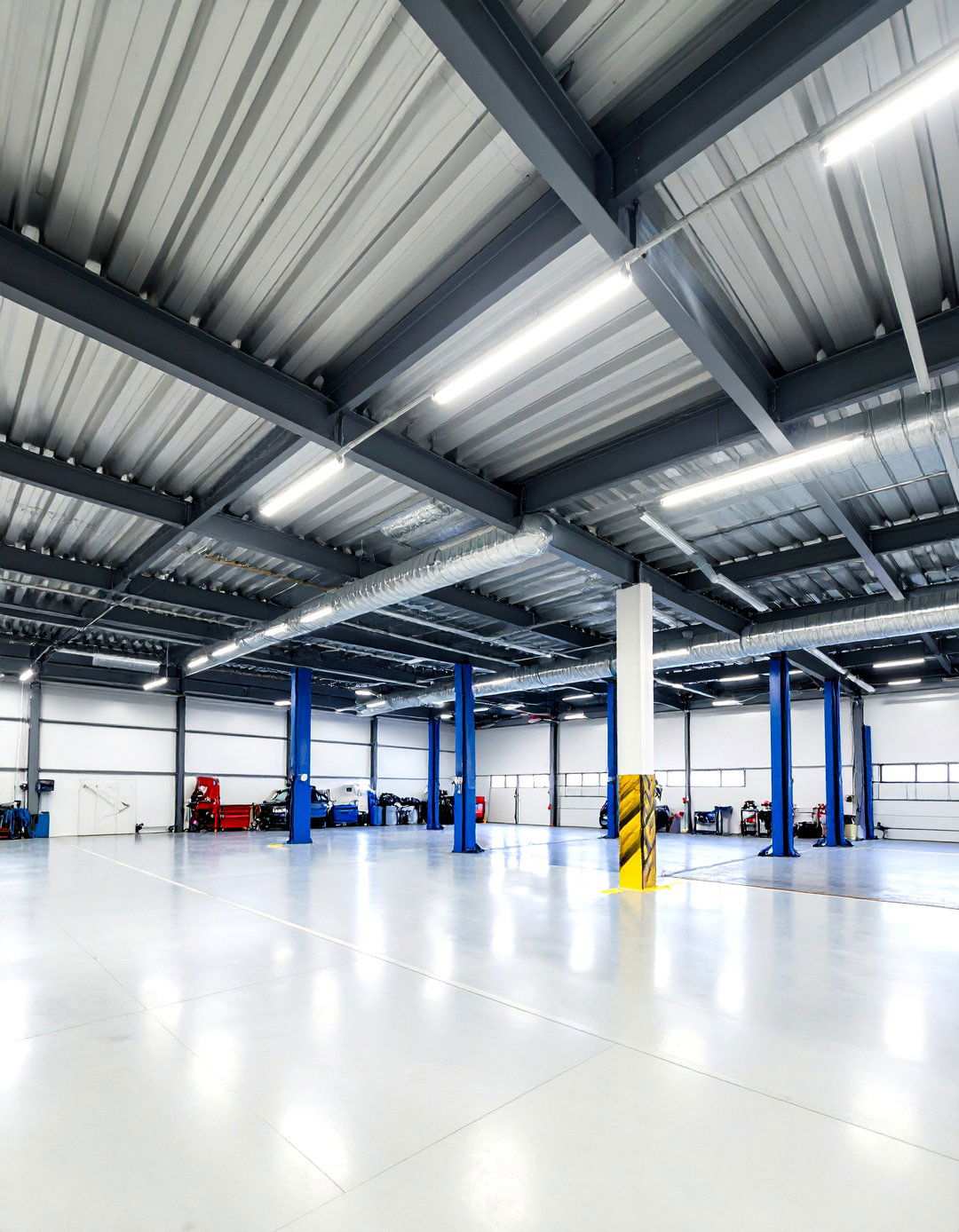 Industrial Corrugated Metal Ceiling with Galvanized Finish - 24 Shed Ceiling Ideas