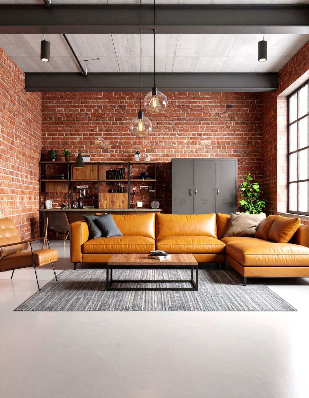 Industrial Loft Living Room - 24 Living Room Design Ideas