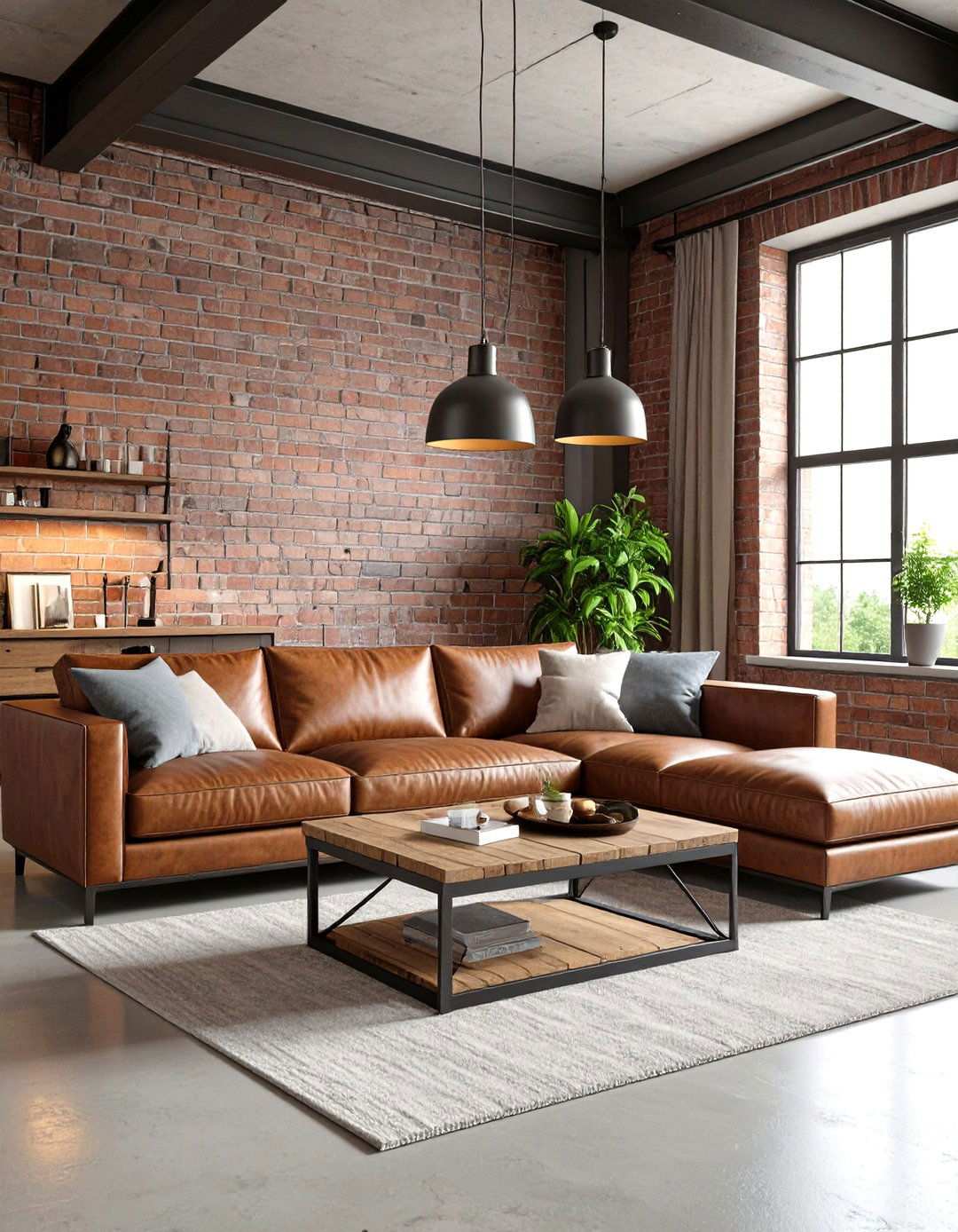 Industrial Loft Living Room Design - 24 Mens Living Room Ideas