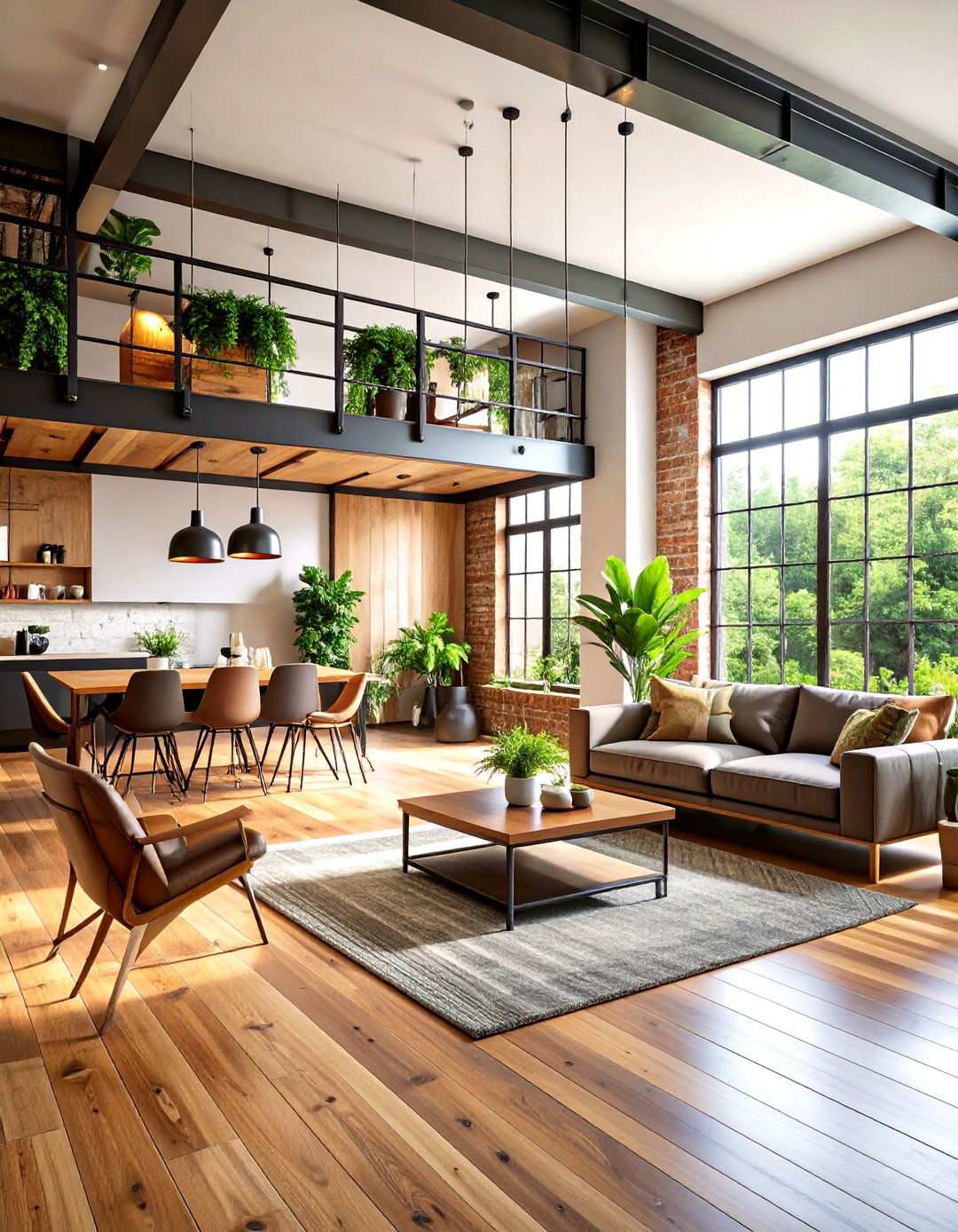 Industrial Metal and Wood Combinations - 24 Wood Trim Accent Wall Ideas