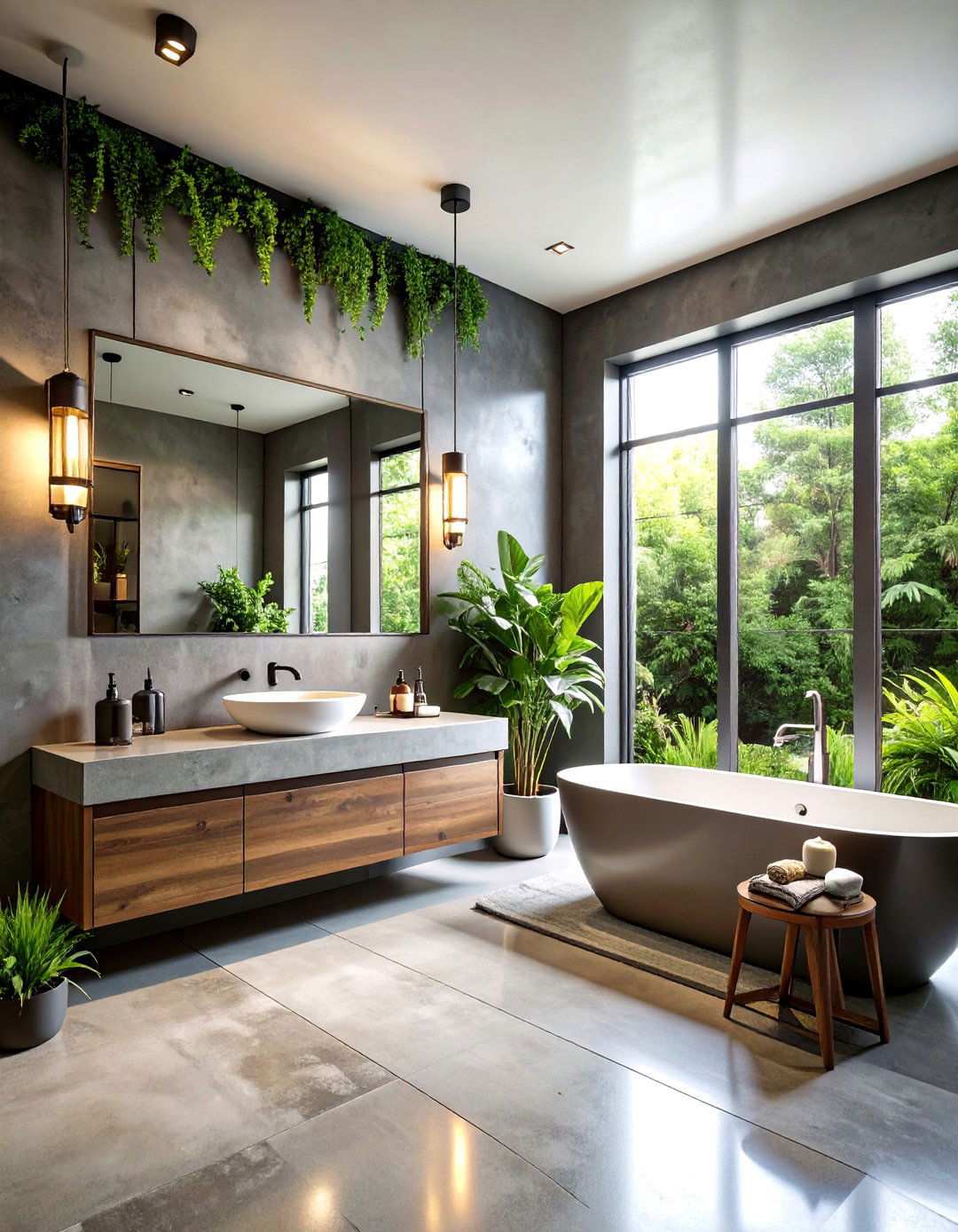 Industrial Metal Panel Accents - 24 Powder Room Wainscoting Ideas