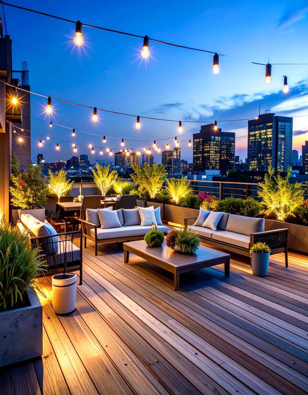 Industrial Modern Rooftop Deck - 24 Rooftop Deck Ideas