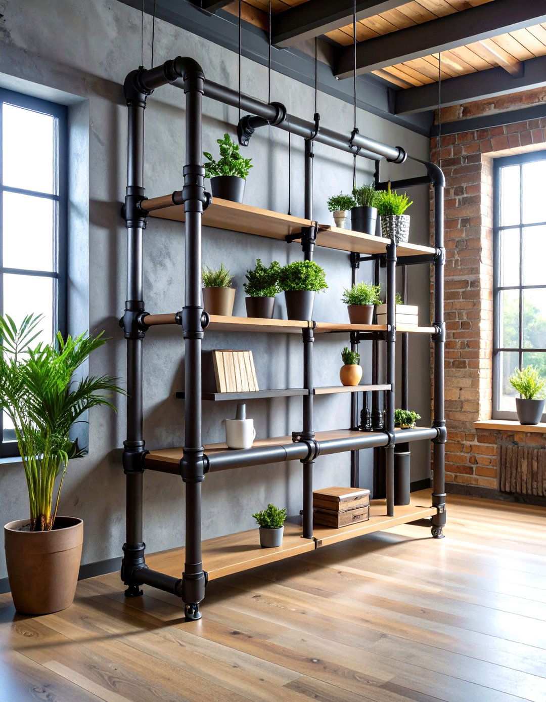 Industrial Pipe Display - 24 Photo Display Ideas