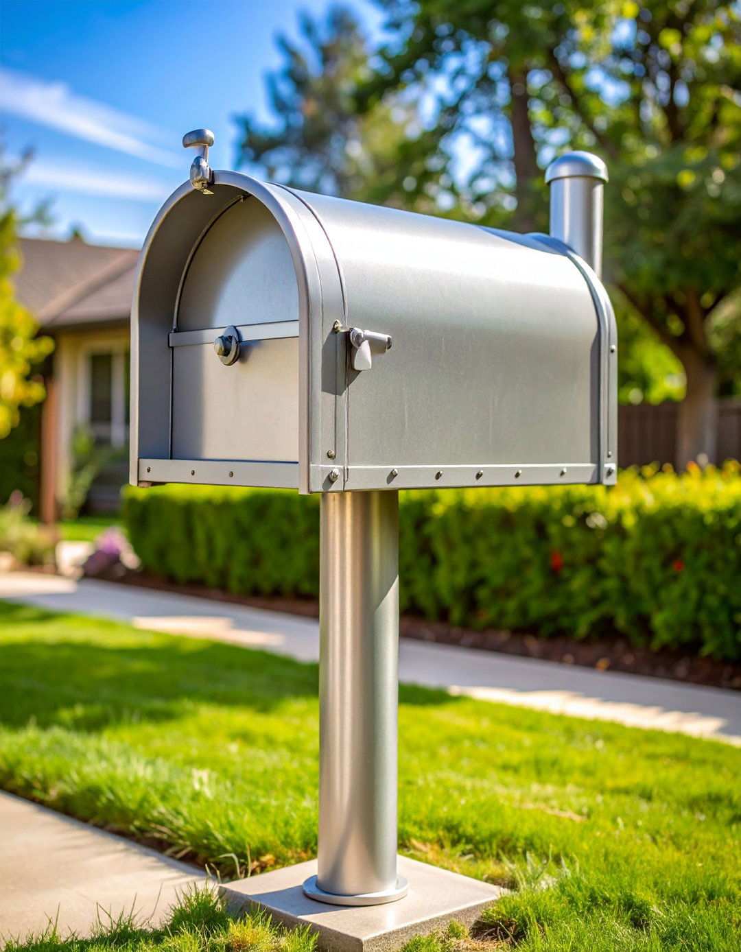 Industrial Pipe Framework - 24 Mailbox Post Ideas