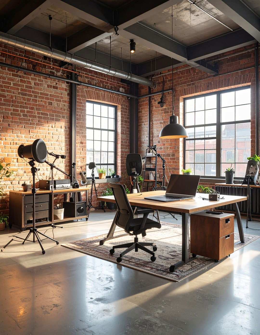 Industrial Podcast Room Design - 24 Podcast Room Ideas