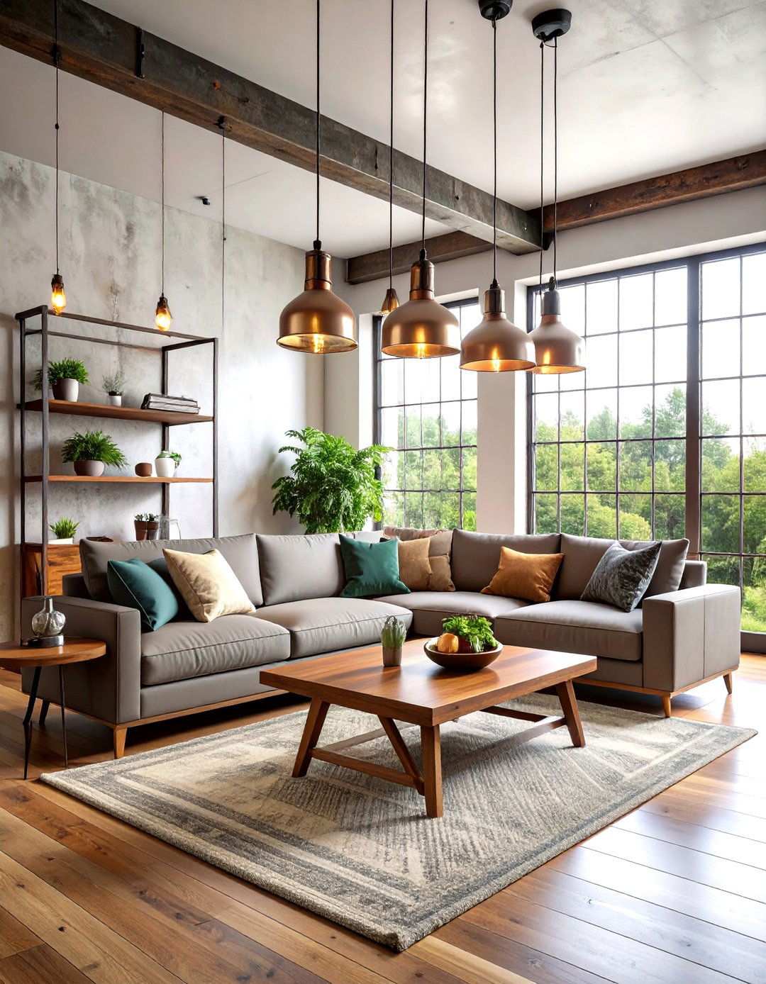 Industrial Style Metal Wall Lights - 24 Living Room Wall Lighting Ideas
