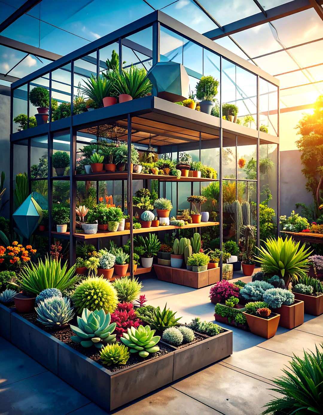 Industrial Urban Terrarium - 24 Terrarium Ideas