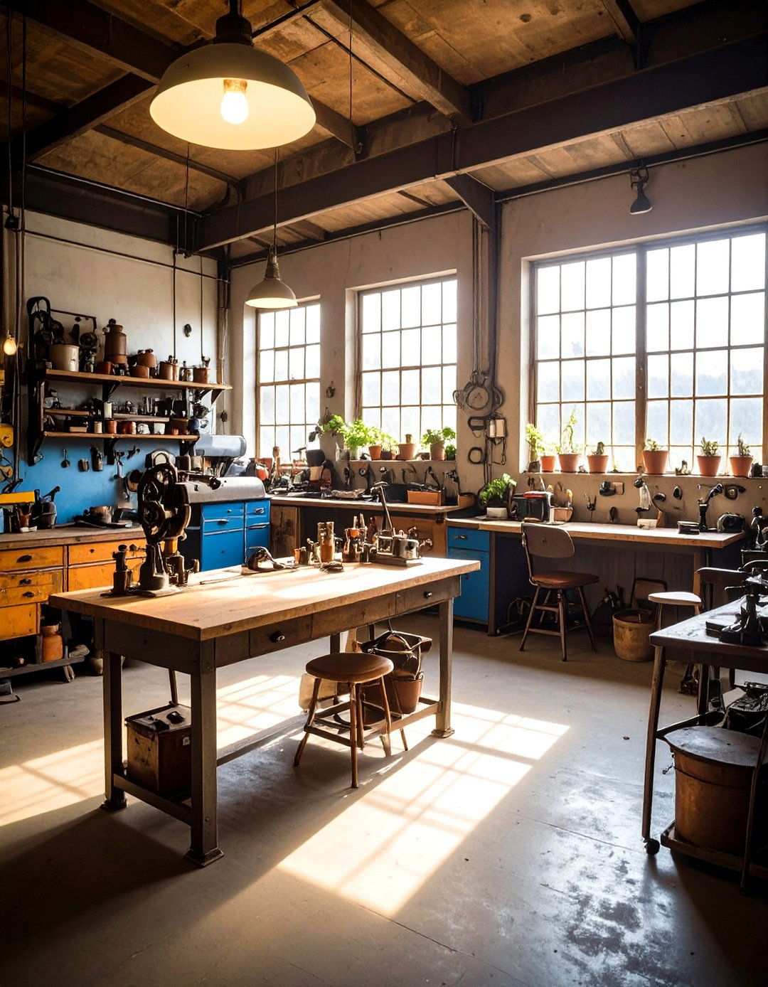 Industrial Vintage Workshop - 24 Vintage Decor Ideas