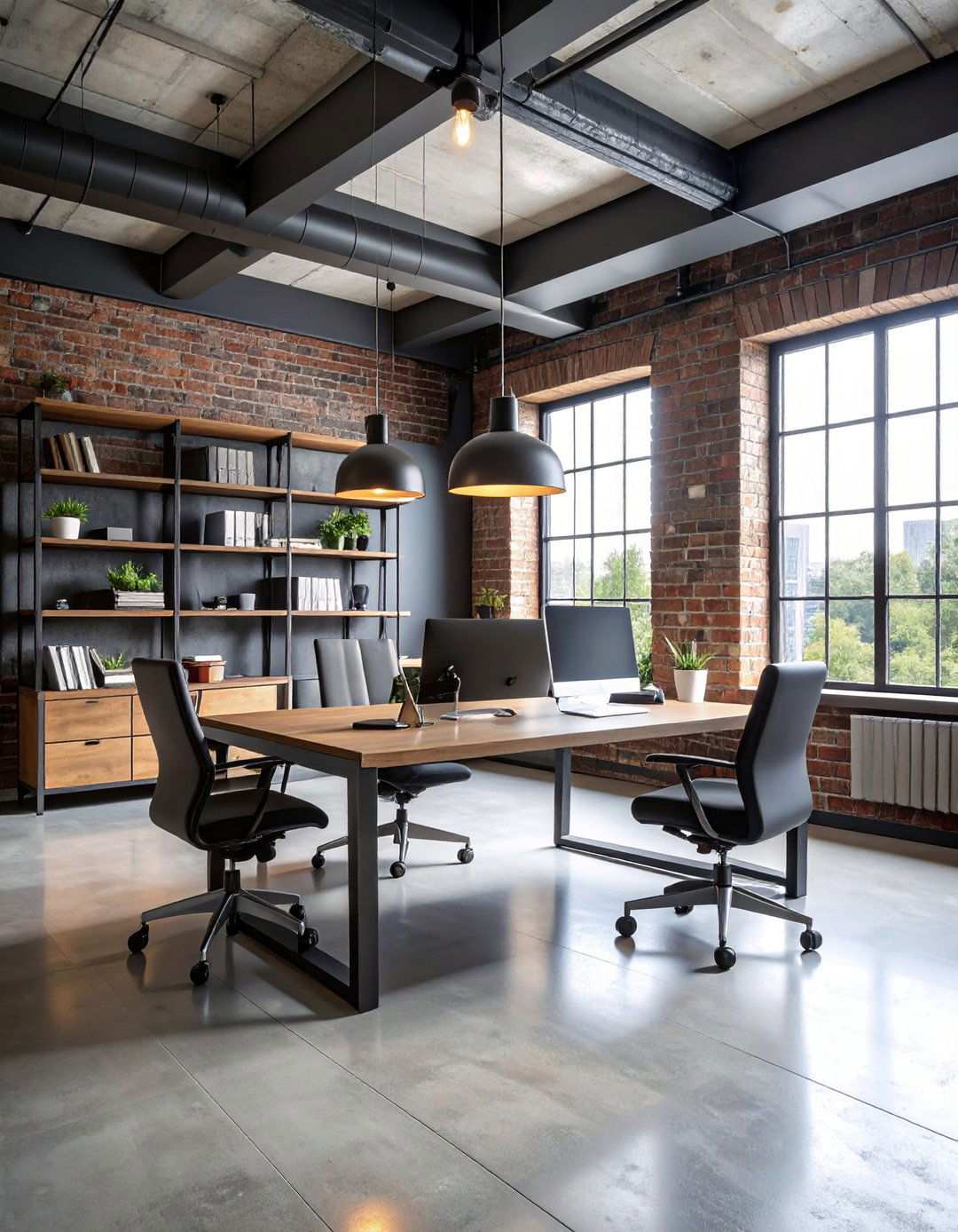 Industrial Warehouse Office Style - 24 Man Cave Office Ideas