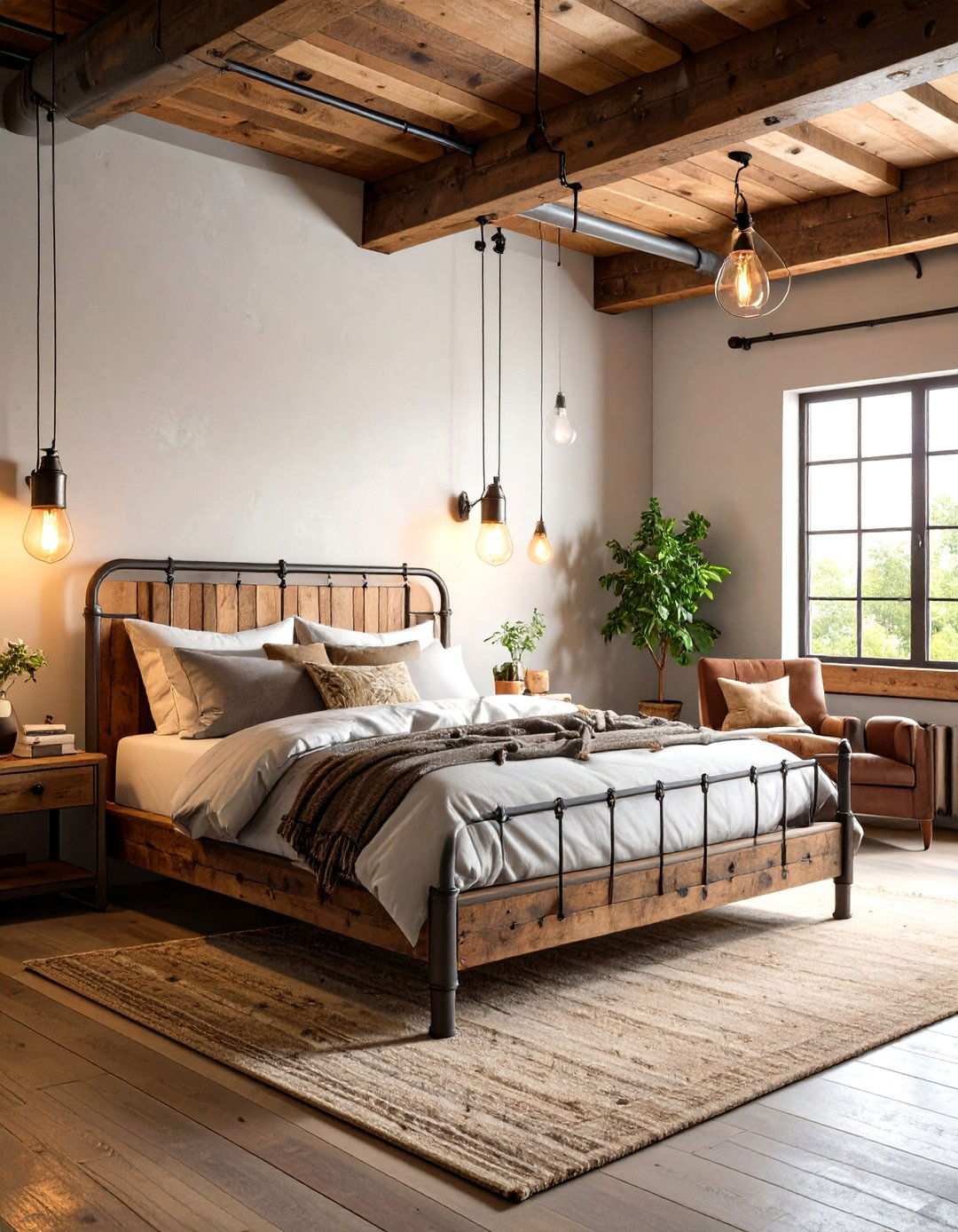 Industrial Western Bedroom - 24 Western Bedroom Ideas