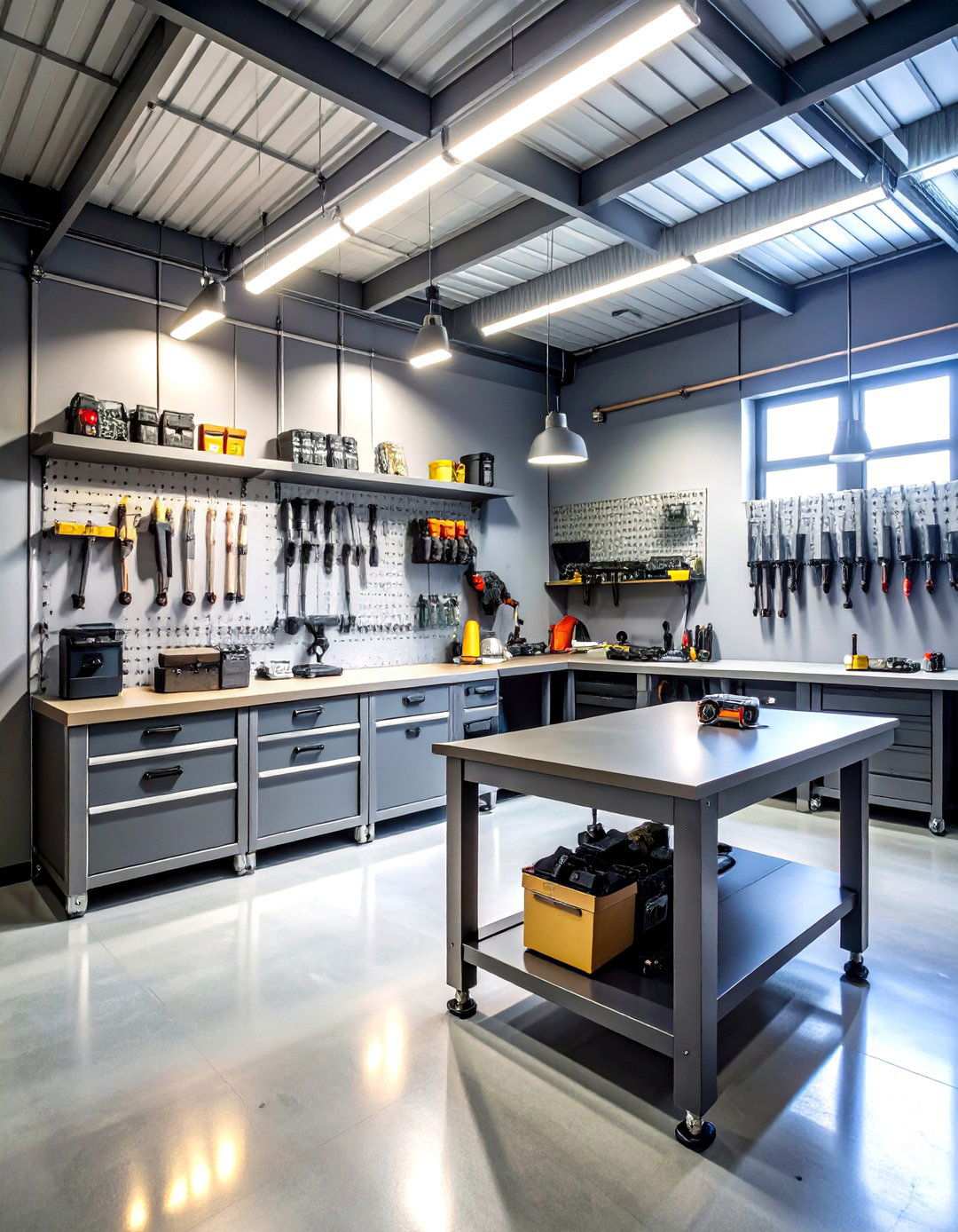 Industrial Workshop Gun Room - 24 Man Cave Gun Room Ideas