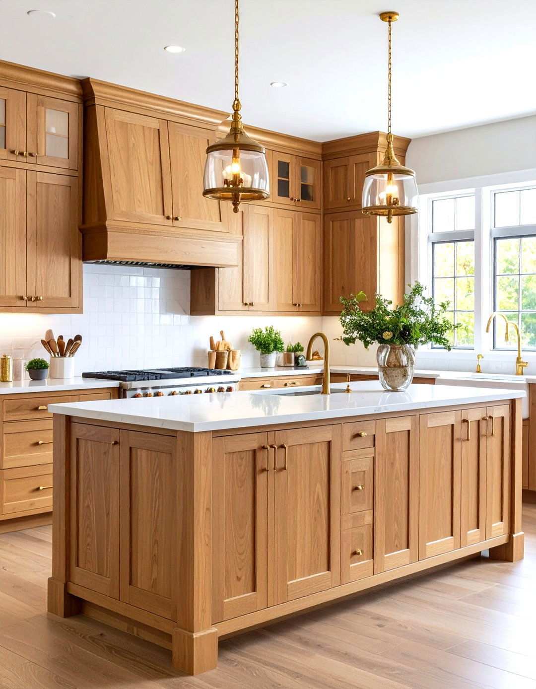 Inset Maple Cabinet Design with Traditional Craftsmanship - 24 Maple Kitchen Cabinets Ideas