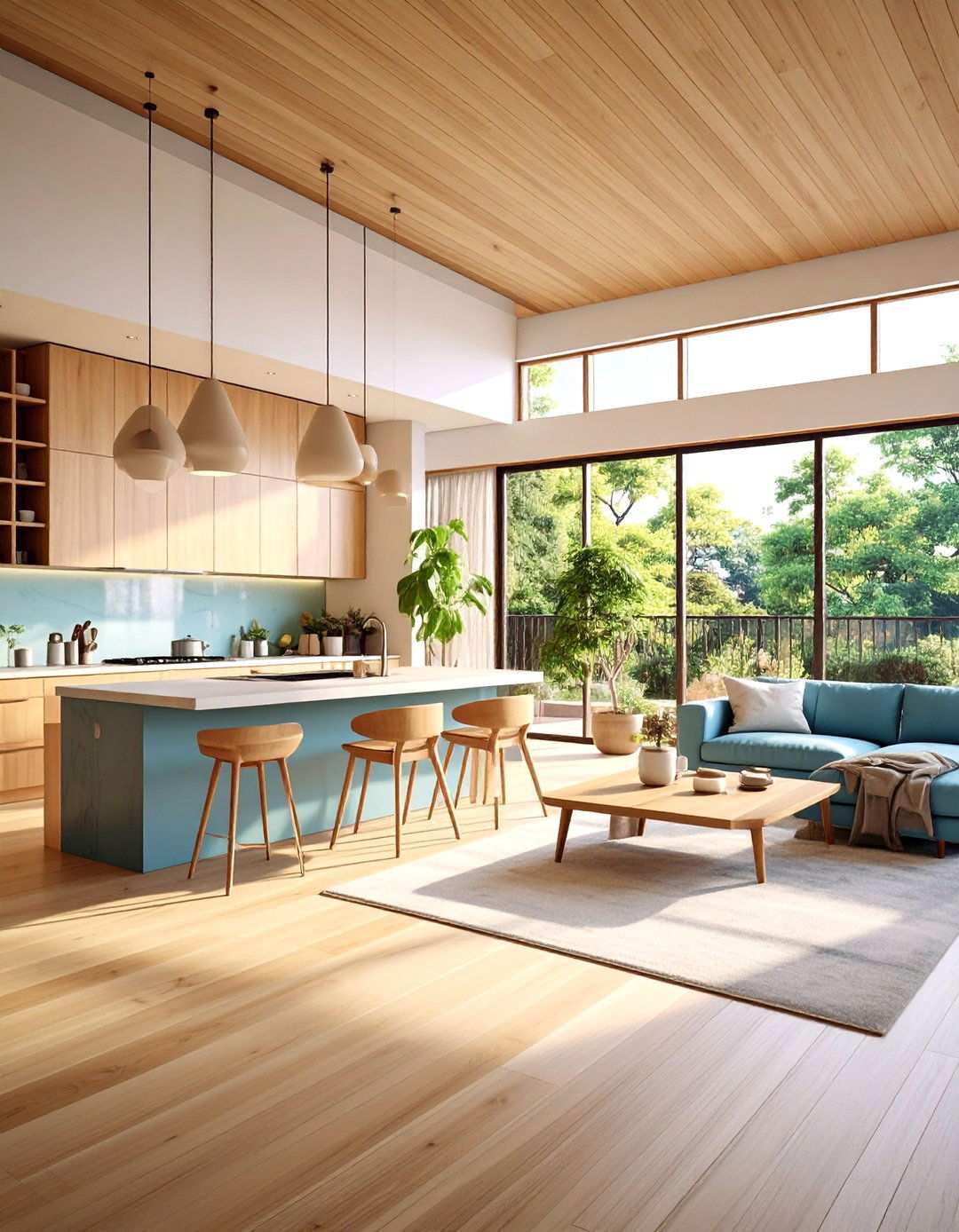 Integrated Living Spaces with Open Floor Plans - 24 Japanese Style Kitchen Ideas