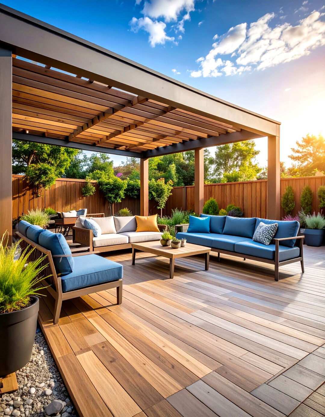 Interlocking Deck Tiles Systems - 24 Pergola Flooring Ideas