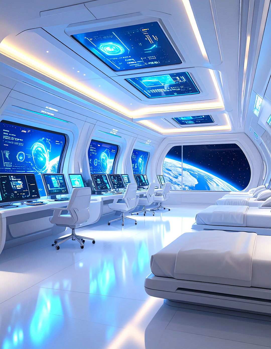 Interplanetary Transport Terminal - 24 Space-themed Room Ideas