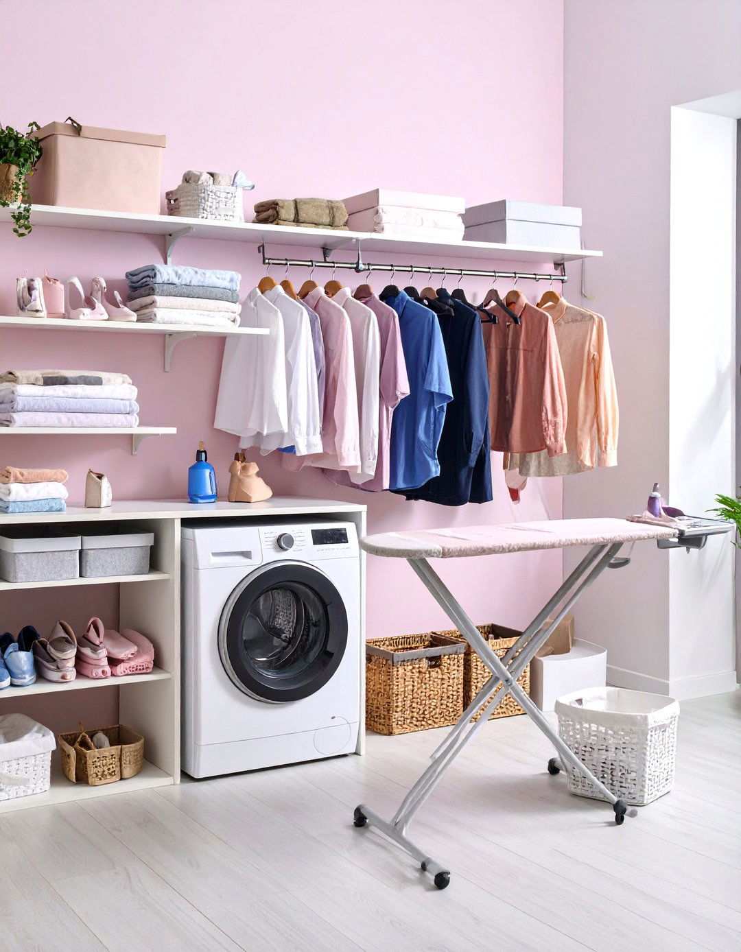Ironing Station Integration - 24 Laundry Closet Ideas