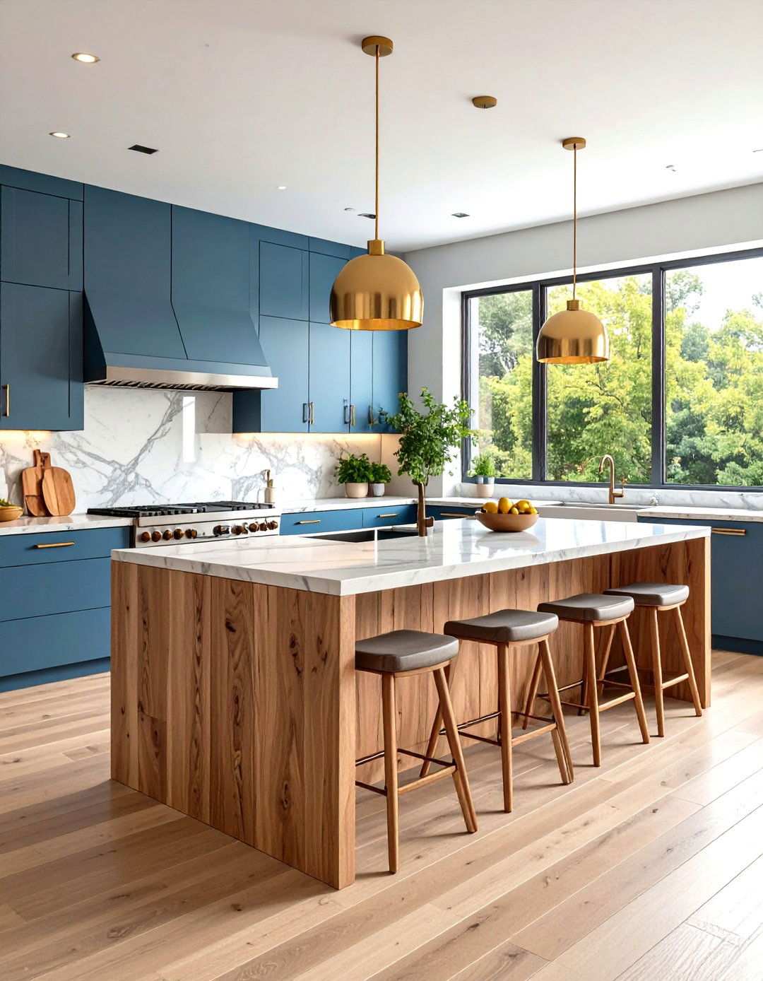 Italian Kitchen with Mixed Materials and Textural Contrast - 24 Italian Kitchen Design Ideas