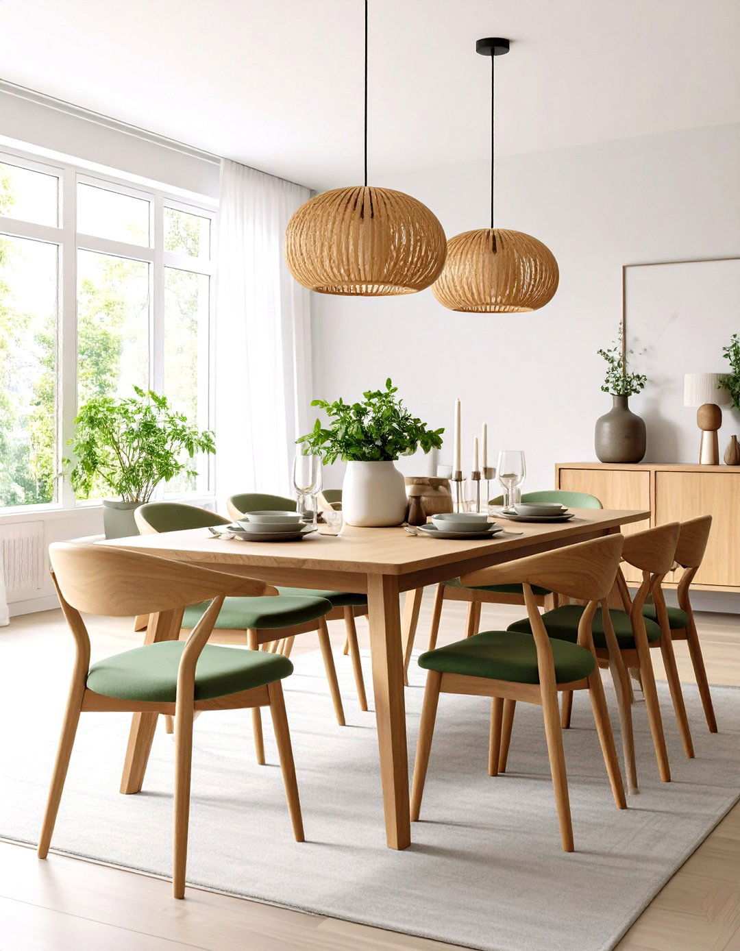 Japandi Fusion Dining Room - 24 Japanese Dining Room Ideas
