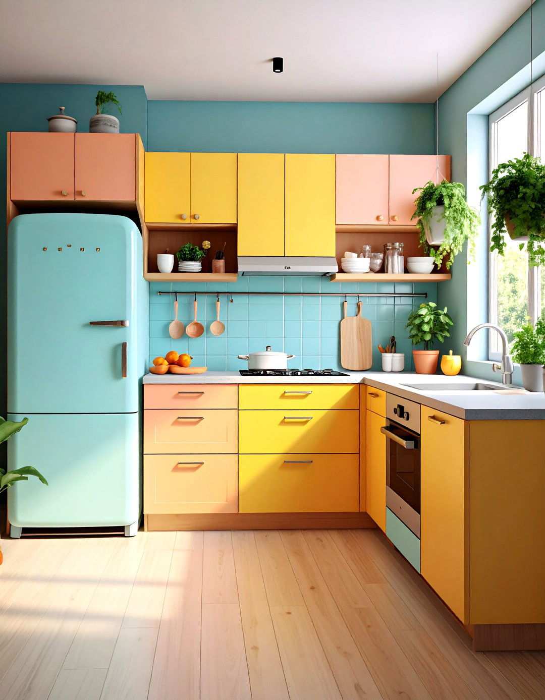 Japandi Kitchen with Built in Appliances - 24 Japandi Kitchen Ideas