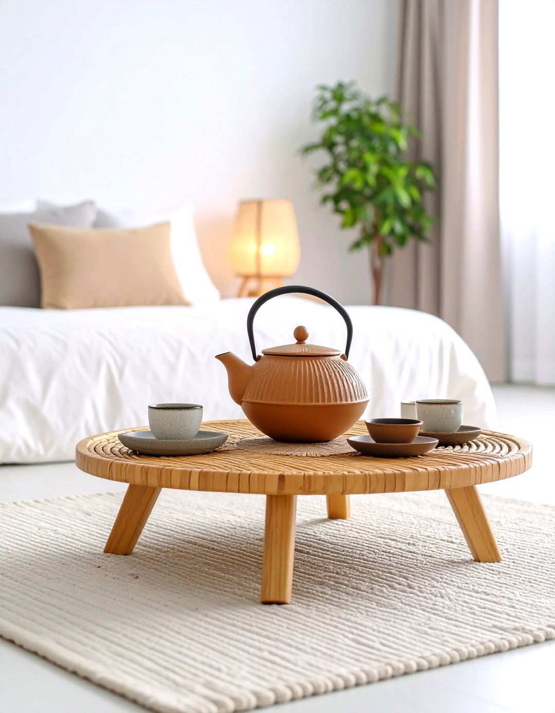 Japanese Tea Corner - 24 Japanese Bedroom Ideas