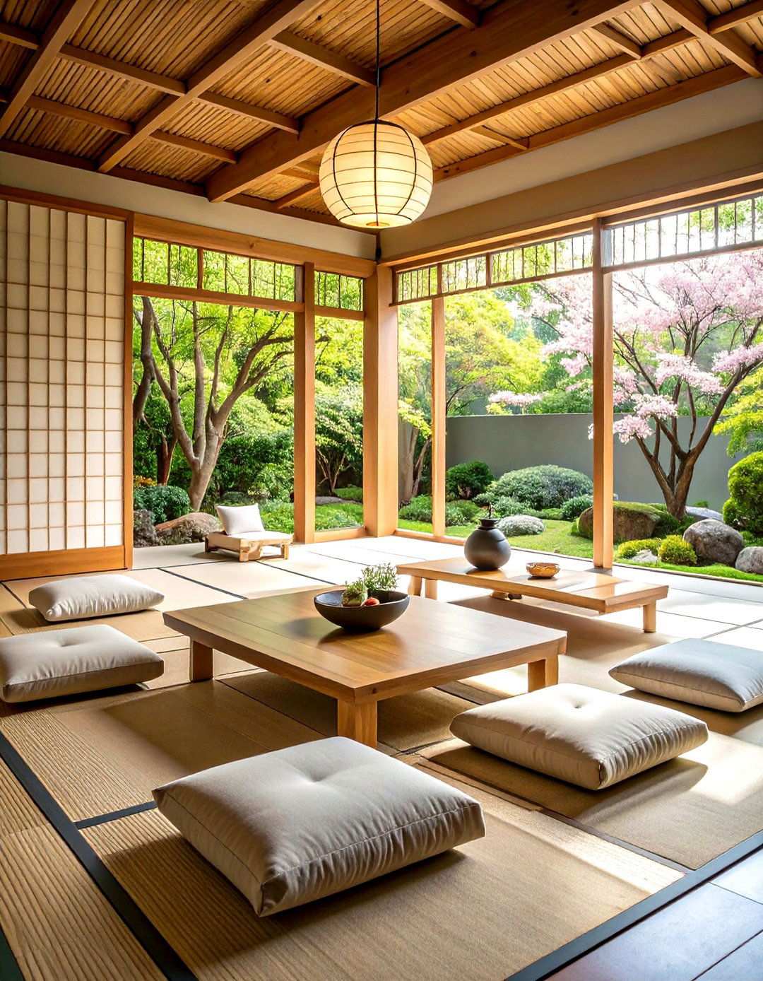 Japanese Zen Garden Space - 24 Morning Room Ideas