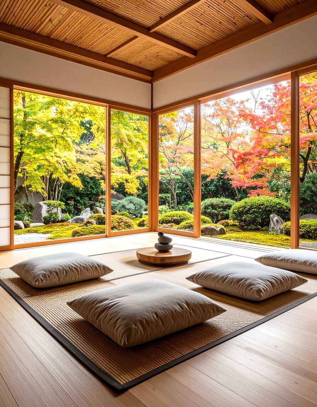 Japanese Zen Meditation Retreat - 24 Luxury Man Cave Ideas