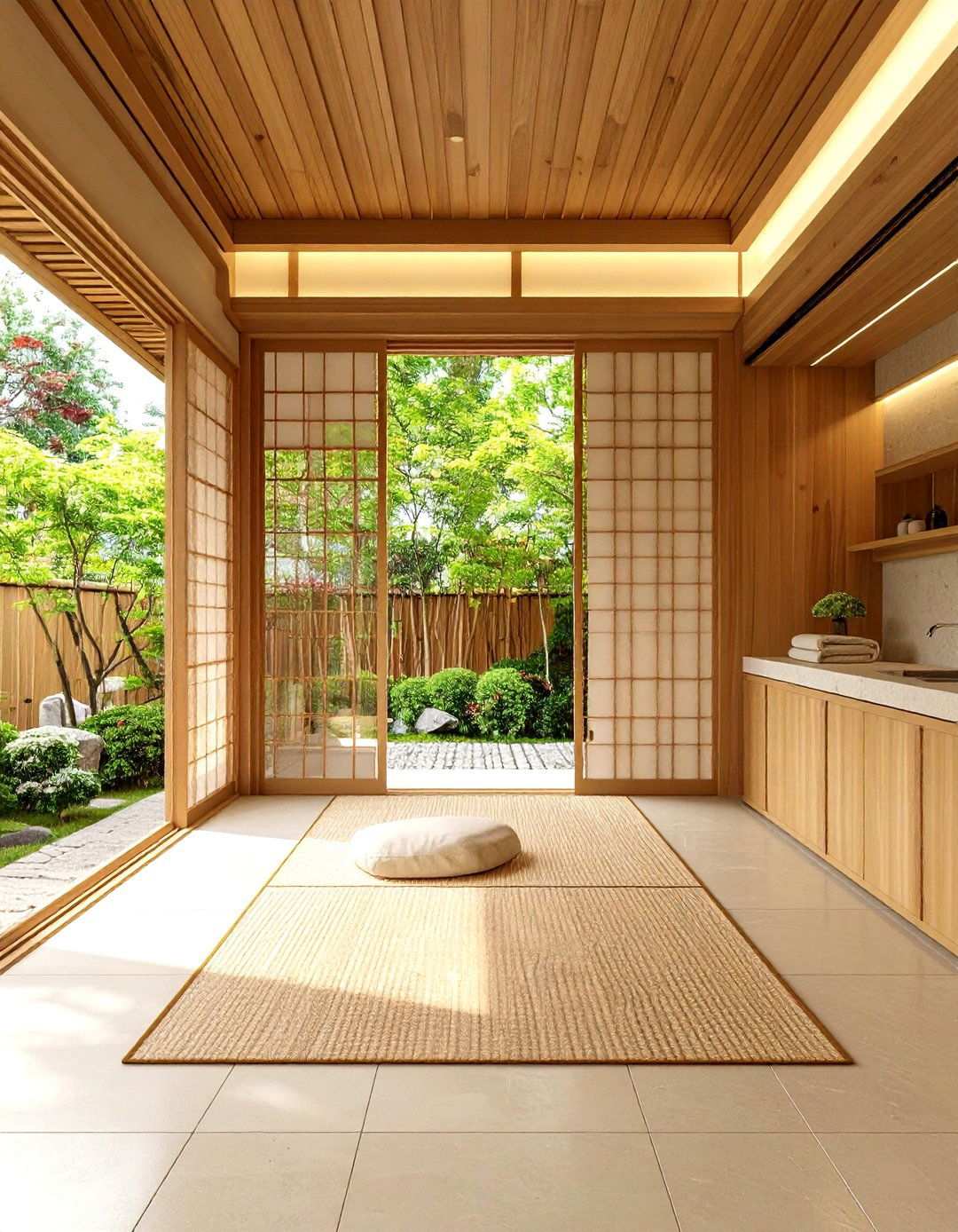 Japanese Zen Minimalism - 24 Modern Laundry Room Ideas