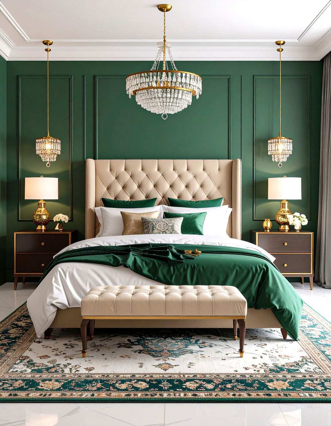 Jewel Tone Romance - 24 romantic bedroom ideas