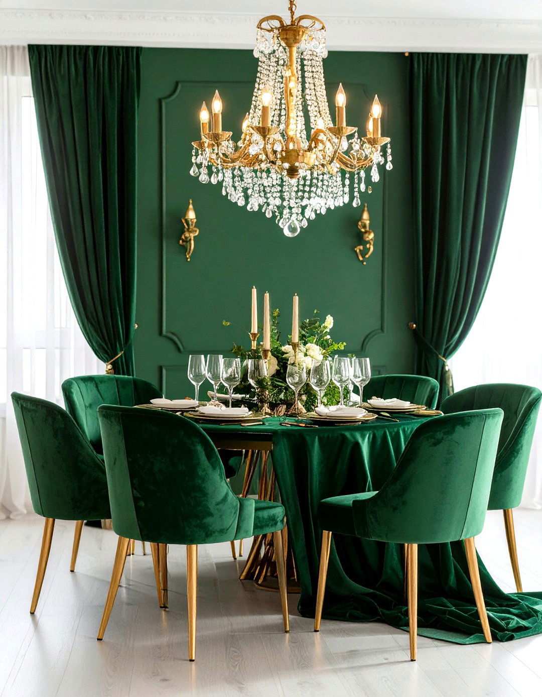 Jewel Toned Dining Room - 24 Room Decorating Ideas