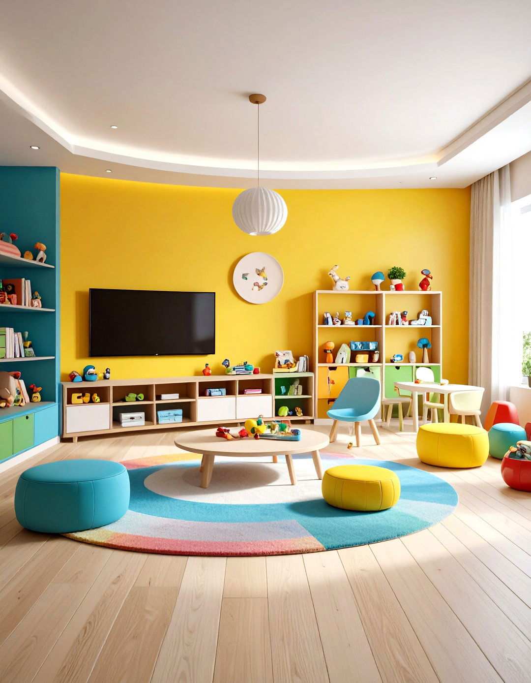 Kids Entertainment Zone - 24 Tv Room Ideas