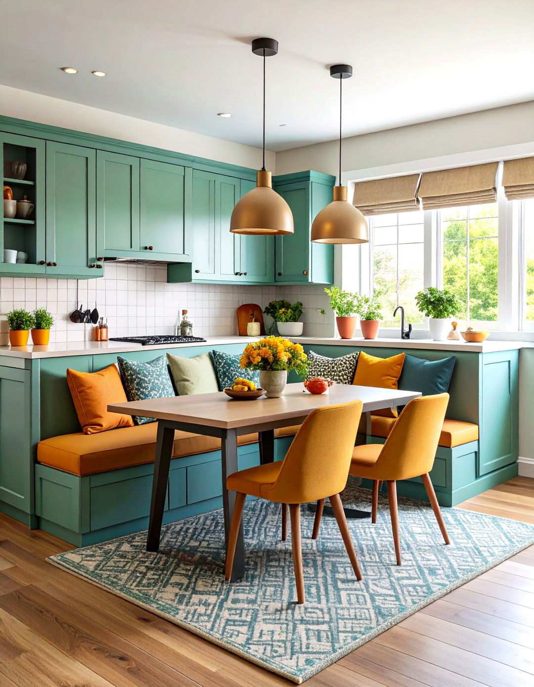 Kitchen Breakfast Nook Banquette - 24 Window Seat Ideas