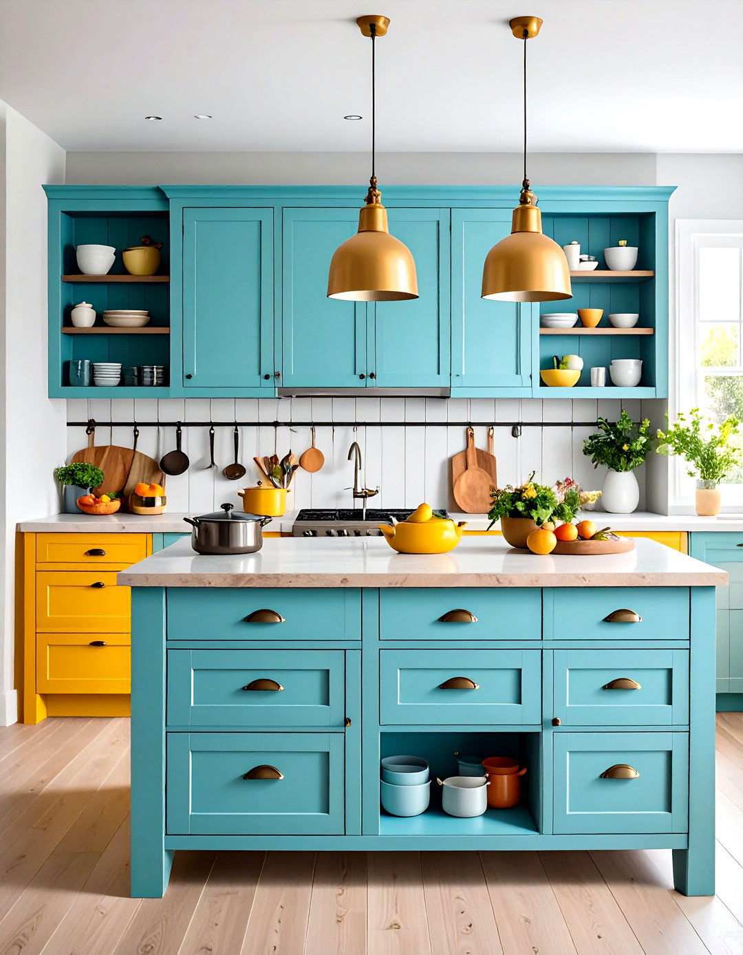 Kitchen Island Storage - 24 Pots and Pans Storage Ideas