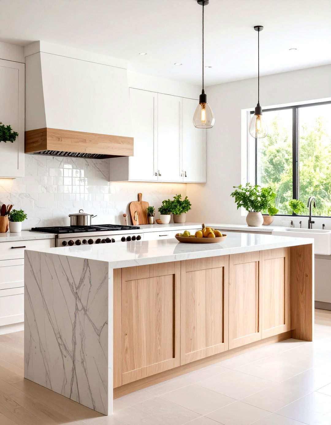 Kitchen Stone Backsplash Features - 24 Stone Wall Ideas