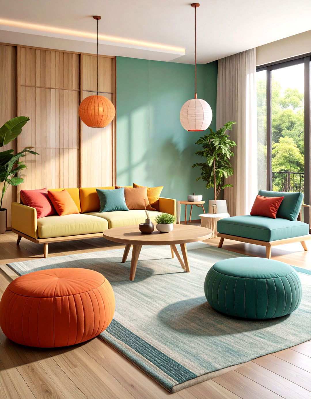 Korean Living Room with Flexible Furniture Arrangements - 24 Korean Living Room Ideas