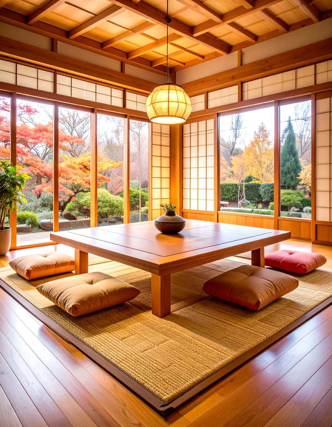 Kotatsu Winter Dining Room - 24 Japanese Dining Room Ideas