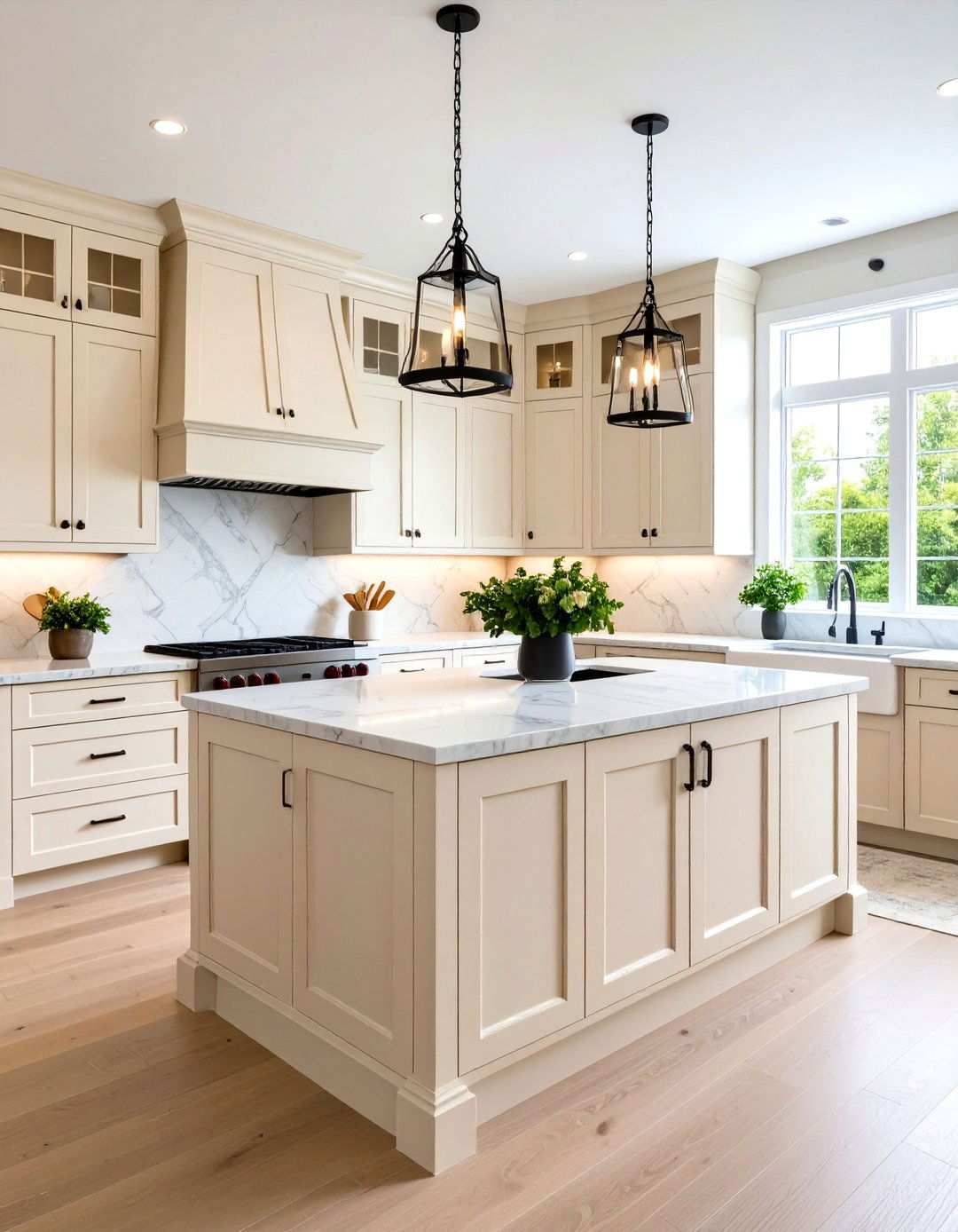 L Shaped Corner Efficiency Kitchen - 24 Small Kitchen with Black Appliances Ideas