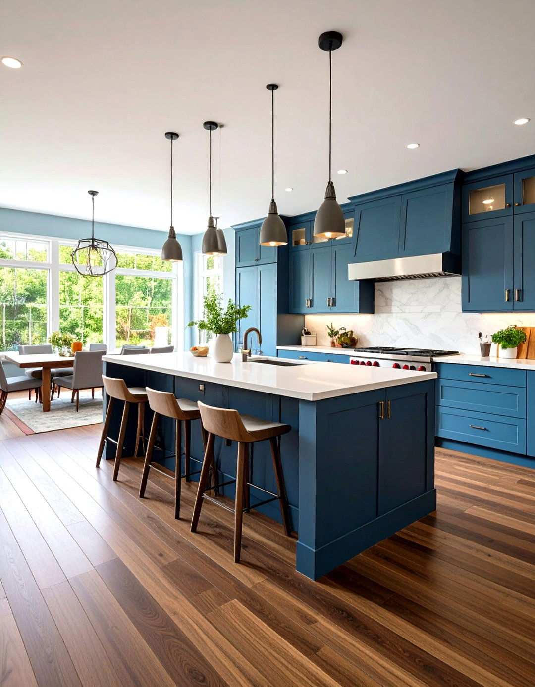 L Shaped Kitchen Layout Dark Wood Floors - 24 Kitchen With Dark Wood Floors