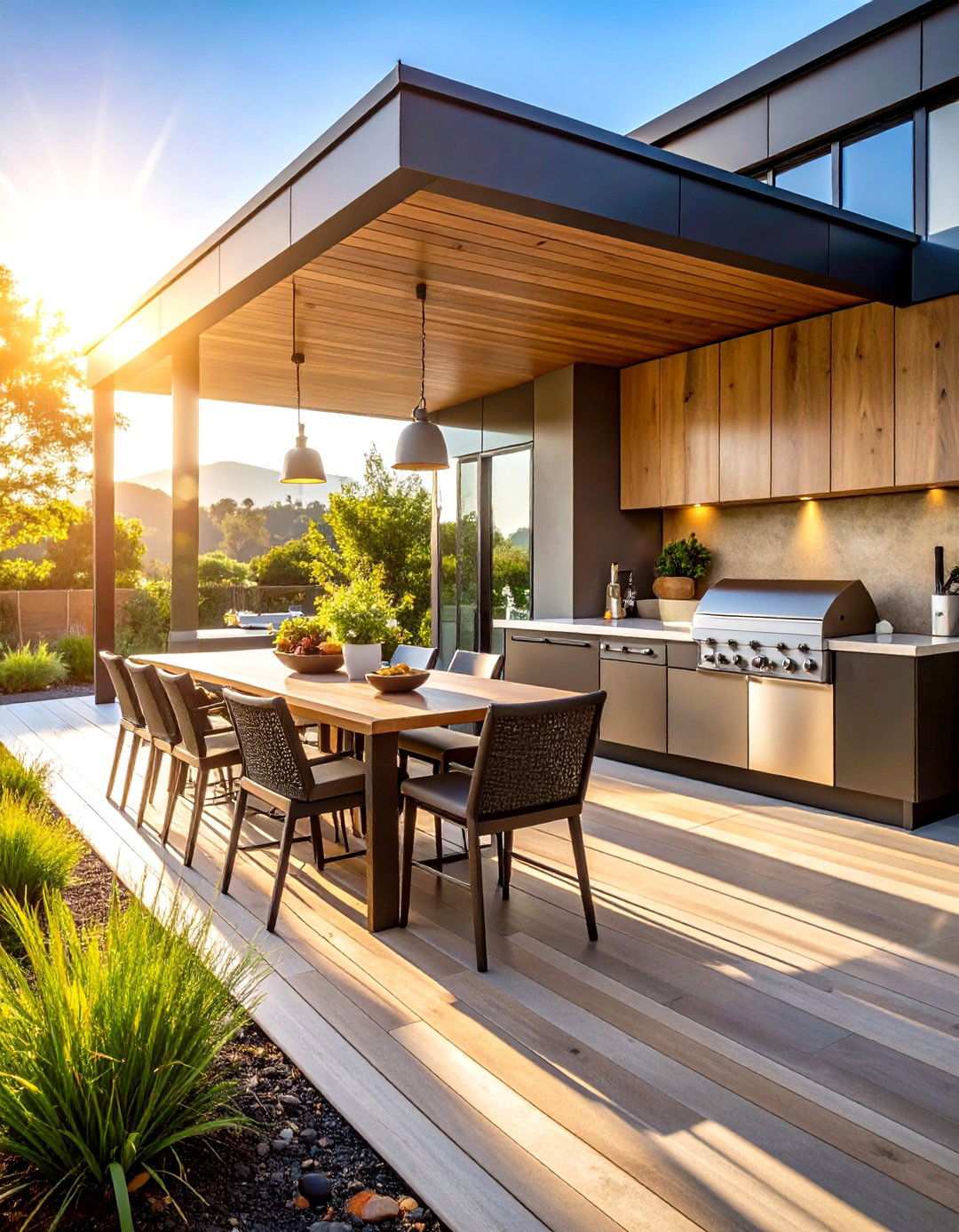 L Shaped Outdoor Kitchen Breakfast Bar - 24 L Shaped Outdoor Kitchen Ideas