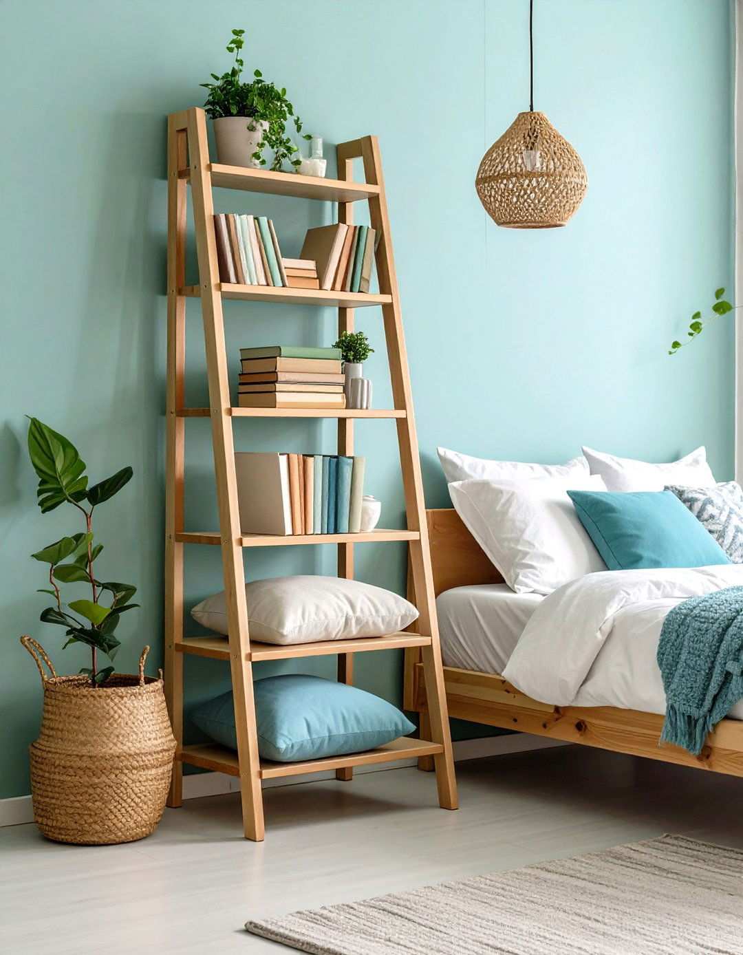 Ladder Style Nightstand - 24 Nightstand Ideas