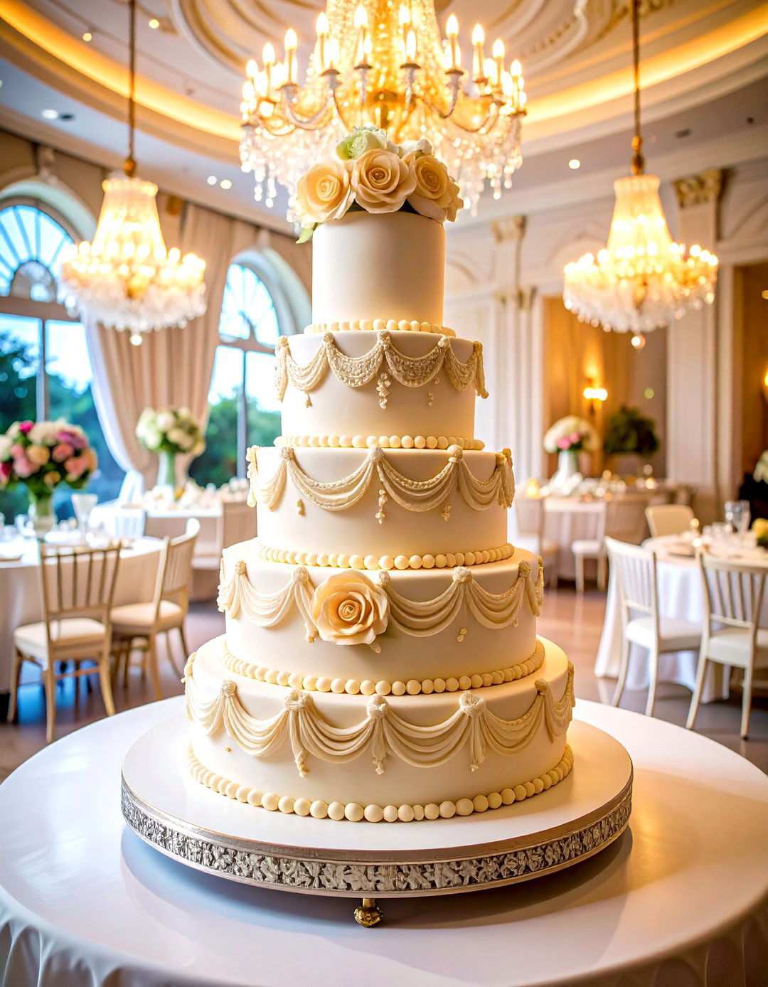 Lambeth Buttercream Piping Cake - 24 Small Wedding Cake Ideas