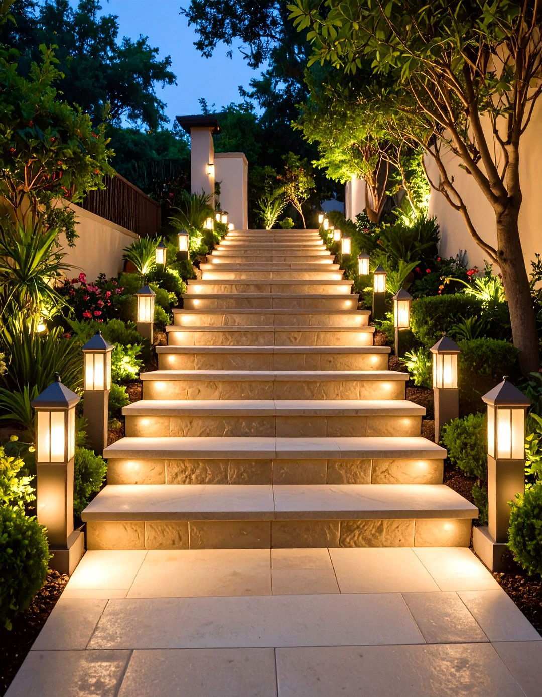 Landscape Path Lighting Style - 24 Staircase Lighting Ideas