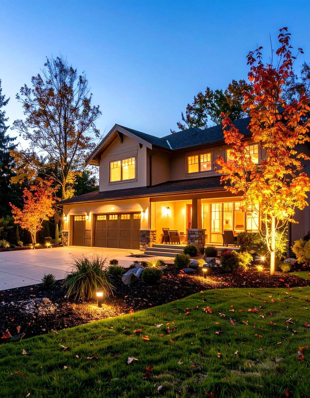 Landscape Uplighting for Tree and Garden Features - 24 Outdoor Lighting Ideas