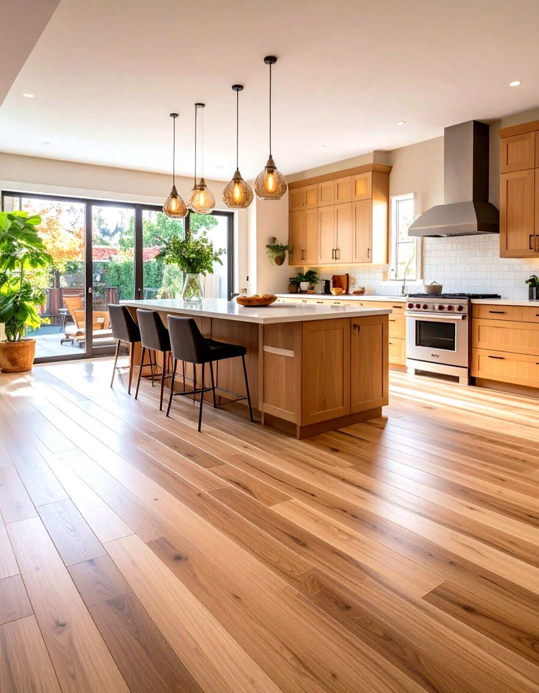Large Format Floor Tile - 24 Kitchen Remodel Ideas