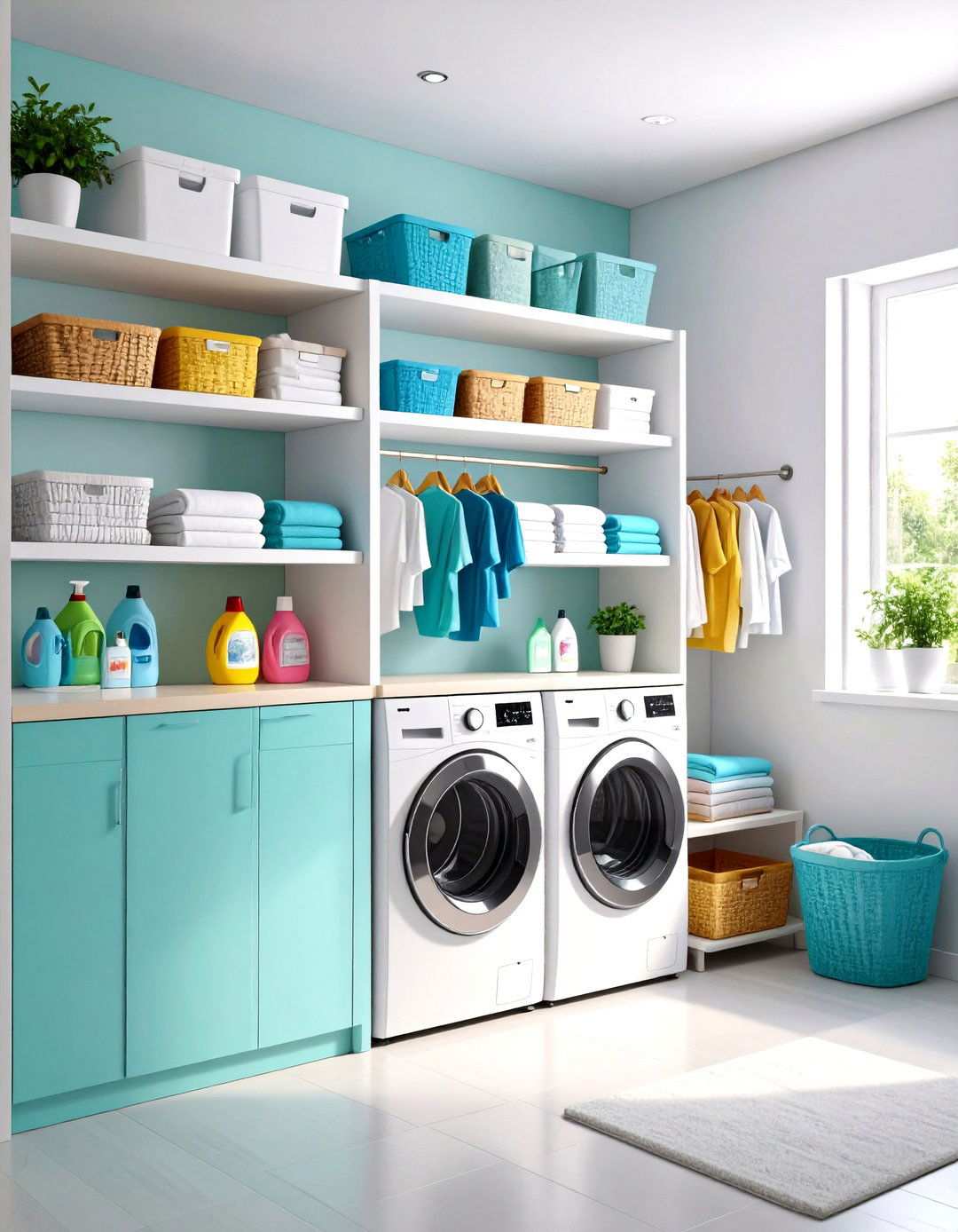 Laundry Room Shelving - 24 Storage Ideas