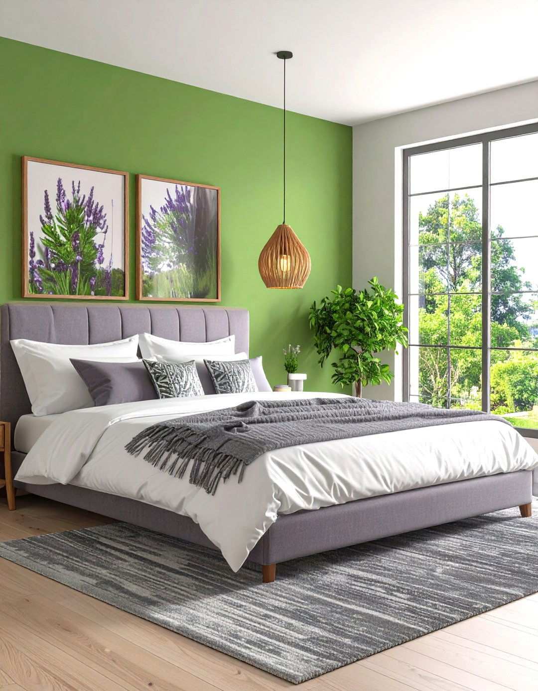 Lavender Limewash Calming Bedroom - 24 Limewash Bedroom Ideas