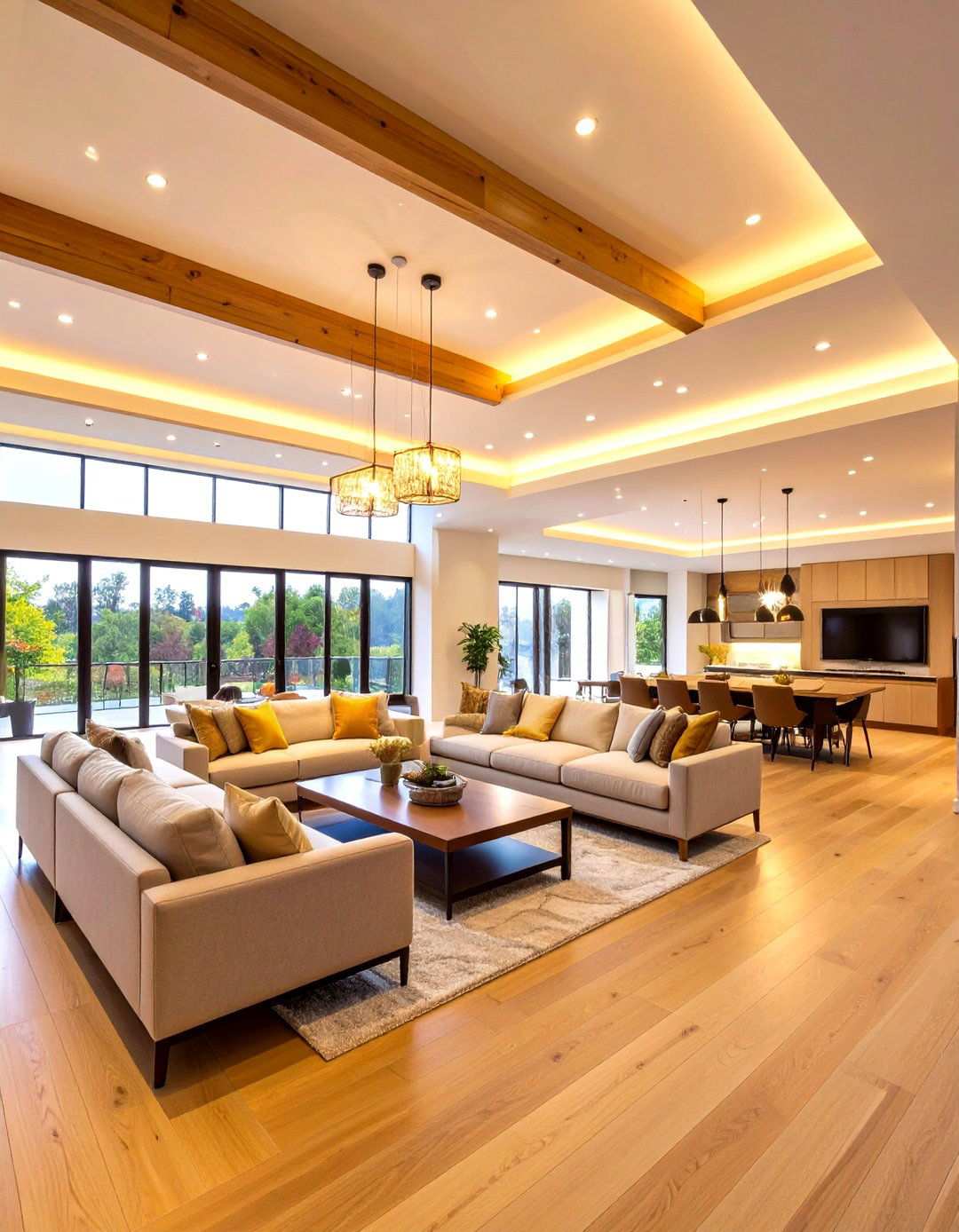 Layered Ambient Systems - 24 Vaulted Ceiling Lighting Ideas