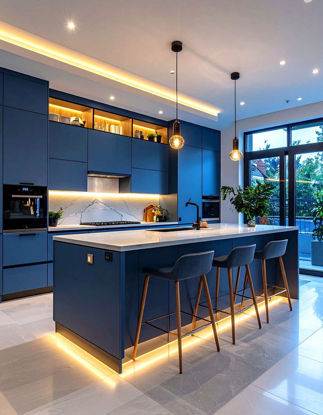 Layered Lighting Systems - 24 Luxury Kitchen Ideas