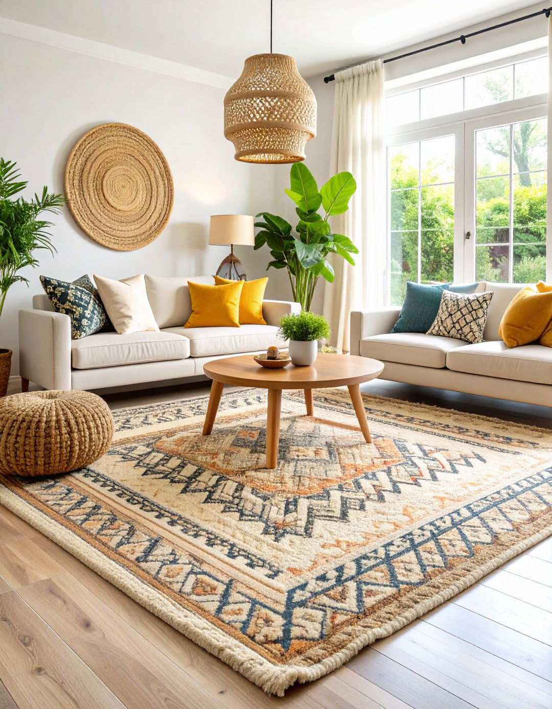 Layered Rug Living Room - 24 Pottery Barn Living Room Ideas