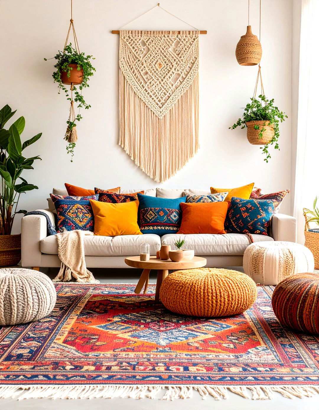 Layered Textile Boho Snug - 24 Snug Room Ideas