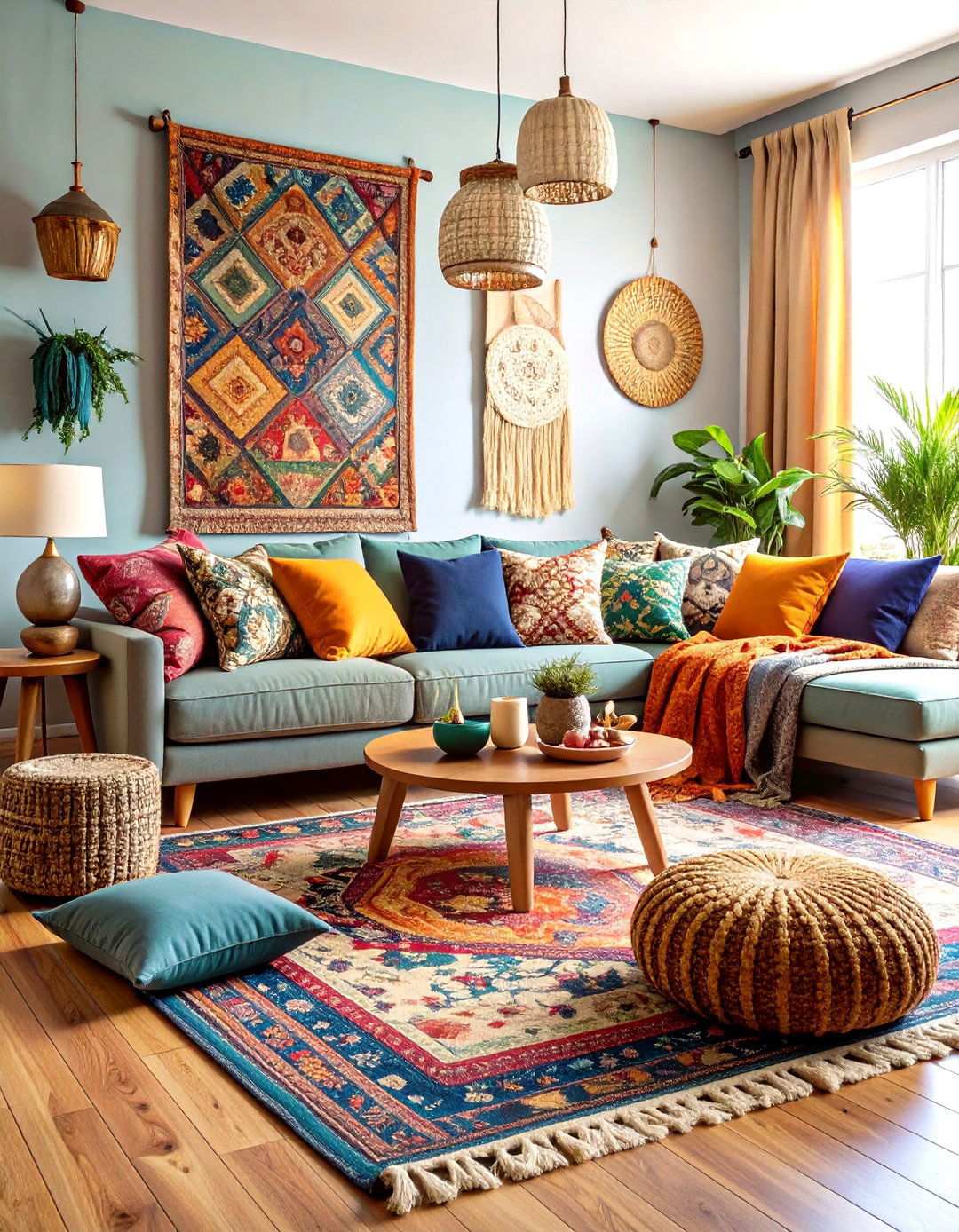Layered Textile Combinations - 24 Maximalist Decor Ideas